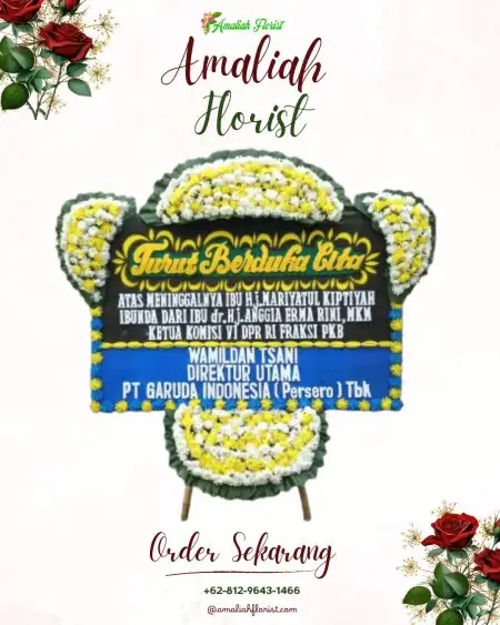 Papan Bunga Duka Abang